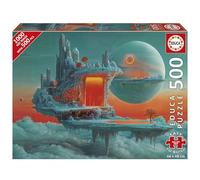 Educa - Puzzle 500 pezzi per adulti | Pianeta di fuoco e ghiaccio. Include colla Fix Puzzle. Dimensioni: 48 x 34 cm. Da 11 Anni (20236)