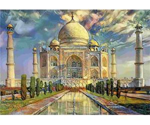 Educa - Puzzle Arte della città da sogno: Taj Mahal - 1000 Pezzi