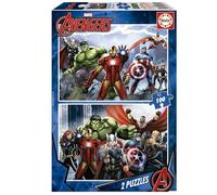 Puzzles Vengadores Avengers Marvel 2x100 Educa Borras