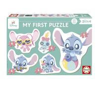 Educa - Puzzle Baby Stitch | Set di 5 puzzle progressivi per neonati da 2 a 4 pezzi | Consigliato dai 12 mesi (20471)