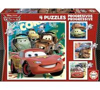 Educa - Puzzle Auto 4v1 educa - 1-39 Pezzi