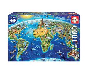 Educa Puzzle con simboli del mondo in miniatura 1000 pezzi - LatestBuy