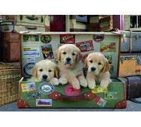 Puppies In The Luggage Puzzle 500 Pezzi Educa Borras