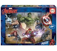 Educa - Puzzle da 1000 pezzi per adulti | Avengers | Dimensioni: 68 x 48 cm | Include la colla fix puzzle | Consigliato a partire dai 14 anni (17694)