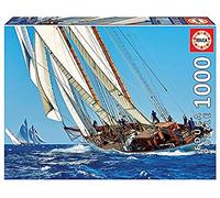 Educa - Puzzle da 1000 pezzi per adulti | Barca a vela Puzzle | Dimensioni: 68 x 48 cm. Include la colla del puzzle FIX. Consigliato a partire dai 14 anni (18490)