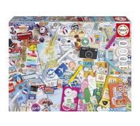 Educa - Puzzle da 1000 pezzi per adulti | Collage di viaggio | Dimensioni: 68 x 48 cm | Età 14+ (20560)