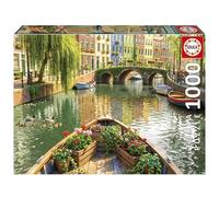 Educa - Puzzle da 1000 pezzi per adulti | Gita in barca ad Amsterdam | Dimensioni: 68 x 48 cm | Età 14+ (20563)