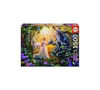 Educa - Puzzle Drago, Principessa e Unicorno - 1500 Pezzi