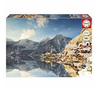 Educa - Puzzle da 1500 pezzi per adulti | Inverno a Hallstatt. Include colla Fix Puzzle. Dimensioni: 85×60 cm. Dai 14 anni (20284)