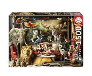 Educa - Puzzle da 1500 pezzi per adulti | La dimora degli animali. Include colla Fix Puzzle. Misure: 85 x 60 cm. Dai 14 anni (20245)