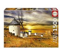 Educa - Puzzle Mulini a vento, Consuegra - 1500 Pezzi