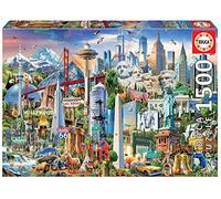 Educa - Puzzle Simboli del Nord America - 1500 Pezzi
