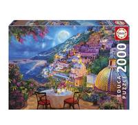 Educa - Puzzle da 2000 pezzi per adulti | Appuntamento notturno a Positano | Dimensioni: 96 x 68 cm | Età 14+ (20573)