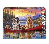 Educa - Puzzle da 2000 pezzi per adulti | Domenica con i bambini | Dimensioni: 96 x 68 cm | Età 14+ (20576)