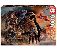 Educa - Puzzle da 2000 pezzi per adulti | Eagle Rider. Misura del puzzle: 96 x 68 cm. Include colla FIX puzzle. Consigliato a partire dai 14 anni (19277)