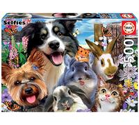 Educa - Puzzle da 500 pezzi per adulti e bambini | Amici del Patio. Misura: 48 x 34 cm. Include colla fix puzzle. Consigliato a partire dai 11 anni (19250)