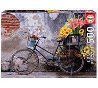 Educa - Puzzle Bicicletta con fiori - 500 Pezzi