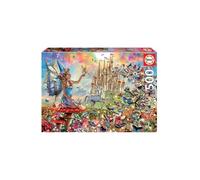 Puzzle EDUCA fata e farfalle 500 pezzi
