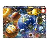 Educa 18449 Puzzles 500 pcs, Solar System, Multicoloured