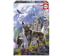 Puzzle lupi nelle rocce 500 pezzi
