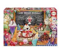 Educa - Puzzle da 500 pezzi per adulti | Gelateria. Include colla Fix Puzzle. Dimensioni: 48 x 34 cm. A partire da 11 anni (20251)