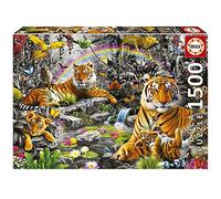 Educa - Puzzle da 500 pezzi per adulti. Radiant Jungle | Misura: 85 x 60 cm. Include colla fix puzzle. Da 14 anni (19563)