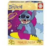 Educa 500 Stitch 3D Lenticular Puzzle, Multicolore, 20272