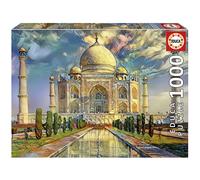 Educa - Puzzle Arte della città da sogno: Taj Mahal - 1000 Pezzi
