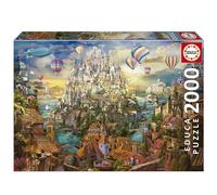 Educa - Puzzle Città da sogno - 2000 Pezzi