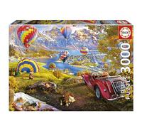 Educa The Valley Of The Hot Air Balloons Puzzle 3000 Pieces Multicolor