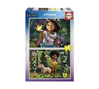 Educa - Puzzle di cartone con 48 pezzi per bambini | Encanto Disney. Set di 2 puzzle da 48 pezzi ciascuno, doppio divertimento. Dimensioni del puzzle: 28 x 20 cm. A partire dai 3 anni (19200)