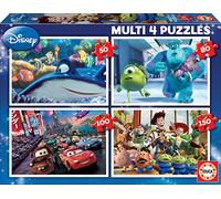 Educa Borrás - Puzzle - Disney Pixar - Mix 4 in 1 - 15615