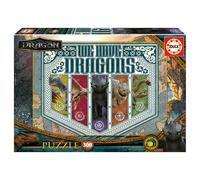 Educa - Puzzle per bambini 300 pezzi Dragon Trainer | Puzzle con grandi pezzi DreamWorks per bambini | A partire da 8 anni (20533)