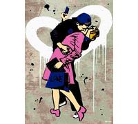 Educa - Puzzle da 1000 pezzi per adulti | Il ragazzo televisivo del bacio. Include colla Fix Puzzle. Dimensioni: 48 x 68 cm. Dai 14 anni (20180)