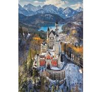 Puzzle Educa Neuschwanstein Castello dall'aria 1000 pezzi
