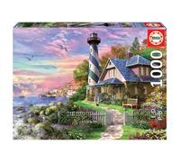 Educa Puzzle In Legno Faro En Rock Bay 1000 Pezzi