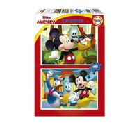 Educa Puzzle In Legno Mickey Mouse Fun House Da 2x48 Pezzi
