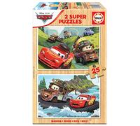 Puzzle in legno Cars 2x25 pezzi