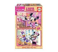 Educa - Puzzle in legno per bambini con 25 pezzi | Minnie Happy Helpers (17625)