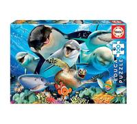 Educa Puzzle In Legno Selfie Subacquea 100 Pezzi