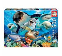 Educa Puzzle In Legno Selfie Subacqueo 500 Pezzi