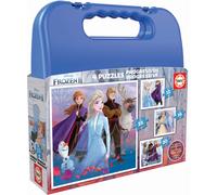 Educa puzzle in valigetta Frozen 2, 4 in 1 (12, 16, 20, 25 pezzi)