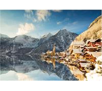 Educa - Puzzle da 1500 pezzi per adulti | Inverno a Hallstatt. Include colla Fix Puzzle. Dimensioni: 85×60 cm. Dai 14 anni (20284)
