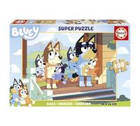 Educa - Puzzle Legno Bluey | 100 pezzi Puzzle Legno | Bluey, Puzzle Legno Bambini | dai 5 anni (19967)