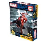 Educa - Puzzle lenticolare 3D Spider-Man da 300 pezzi, spettacolare effetto Marvel che prende vita senza la necessità di occhiali | +8 anni (20820)