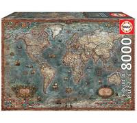 Educa Puzzle Mappa Politica del mondo 8000 pezzi