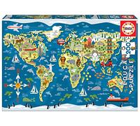 Puzzle Mappa del Mondo per Bambini
