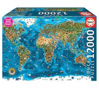 Educa - Puzzle Meraviglie del mondo 12000 - 12000 Pezzi