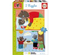Educa - Puzzle 2x20 Piccolo Orso Bruno - 40-99 Pezzi