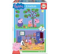 Educa - Puzzle 2x48 Maialino Peppa - 40-99 Pezzi